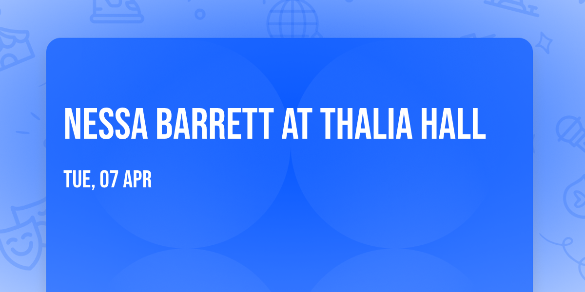 Nessa Barrett at Thalia Hall