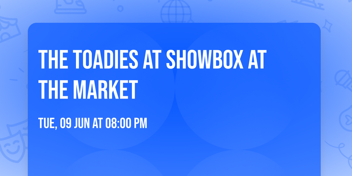 The Toadies at Showbox at the Market