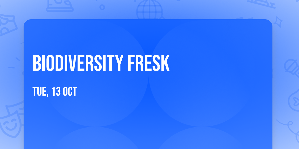 Biodiversity Fresk