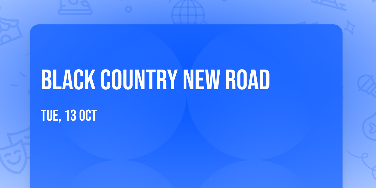Black Country  New Road