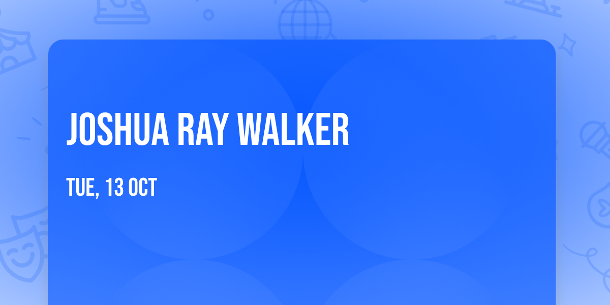 Joshua Ray Walker