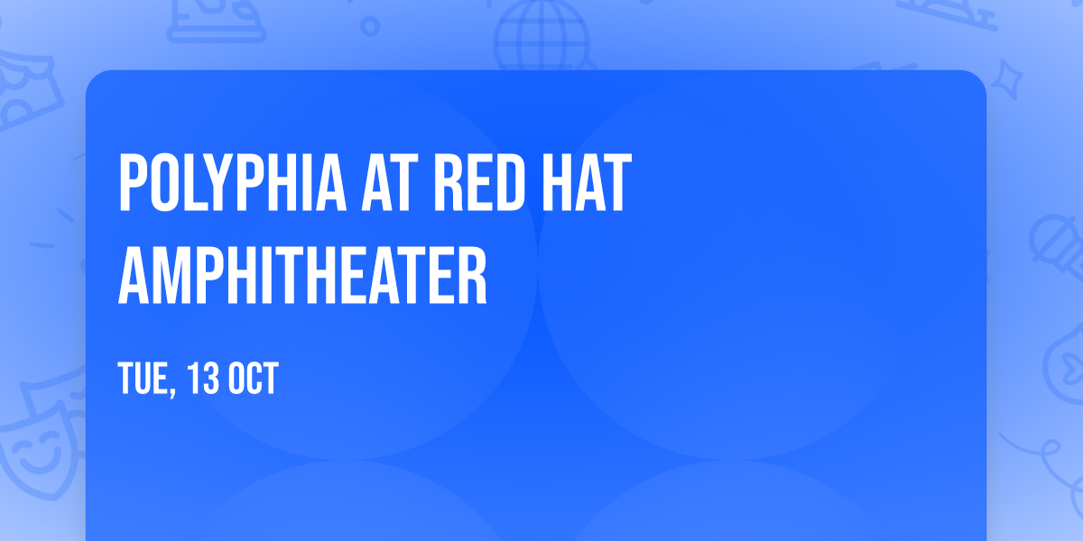 Polyphia at Red Hat Amphitheater