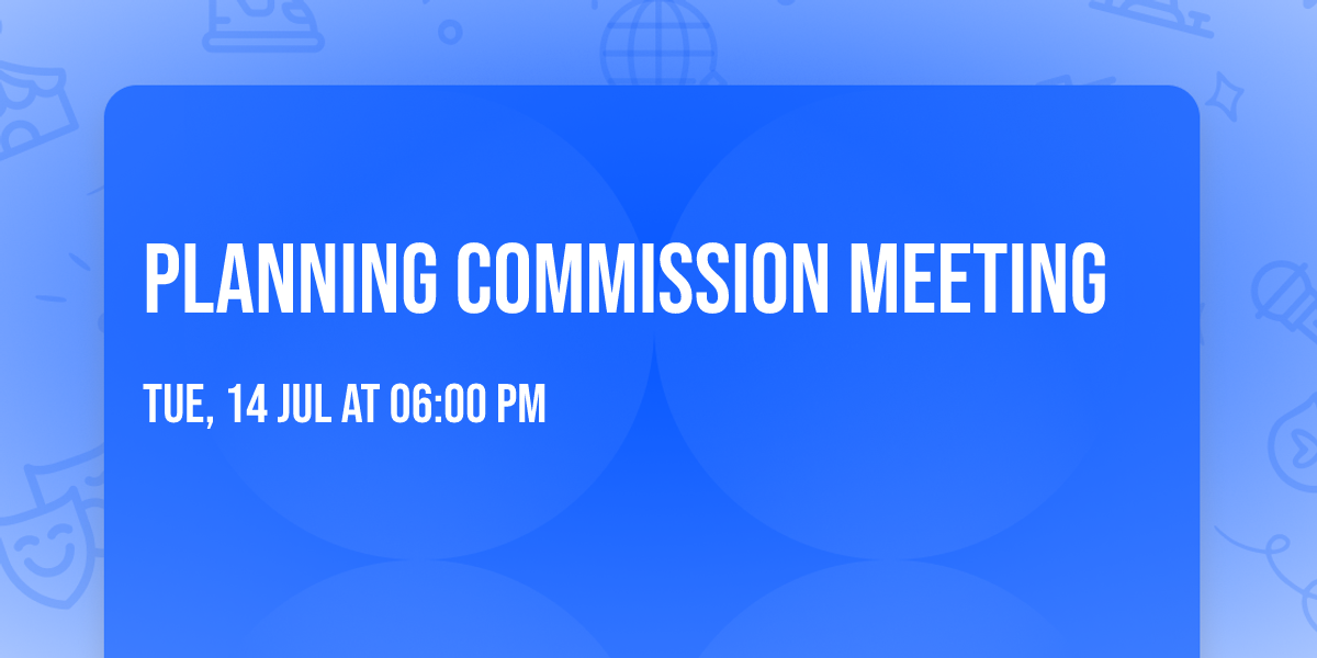 Planning Commission Meeting