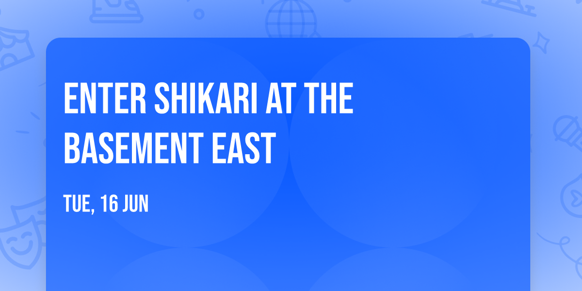 Enter Shikari at The Basement East