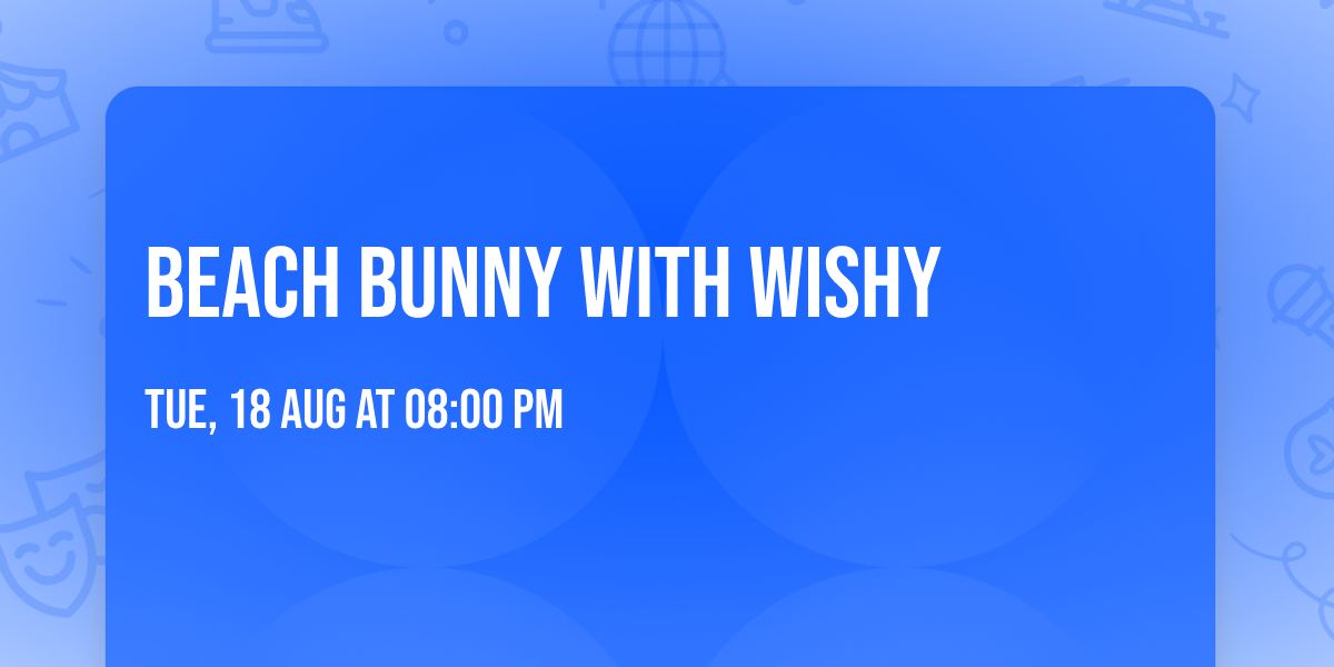 Beach Bunny with Wishy