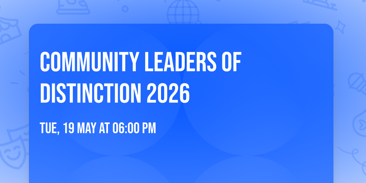 Community Leaders of Distinction 2026