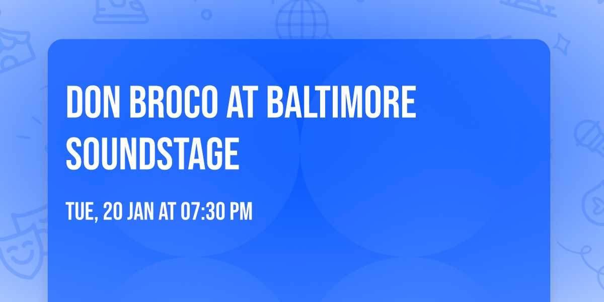 Don Broco at Baltimore SoundStage