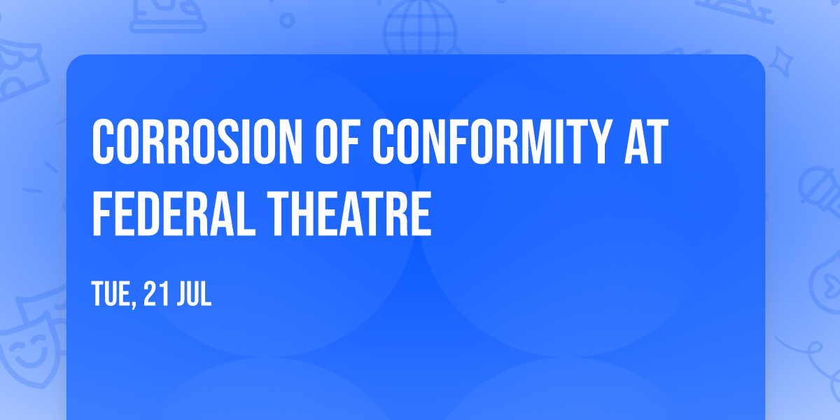 Corrosion of Conformity at Federal Theatre