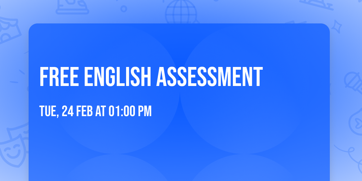 FREE ENGLISH ASSESSMENT