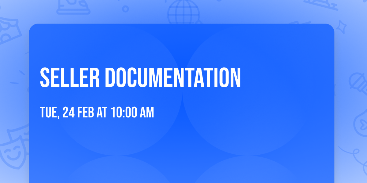 Seller Documentation
