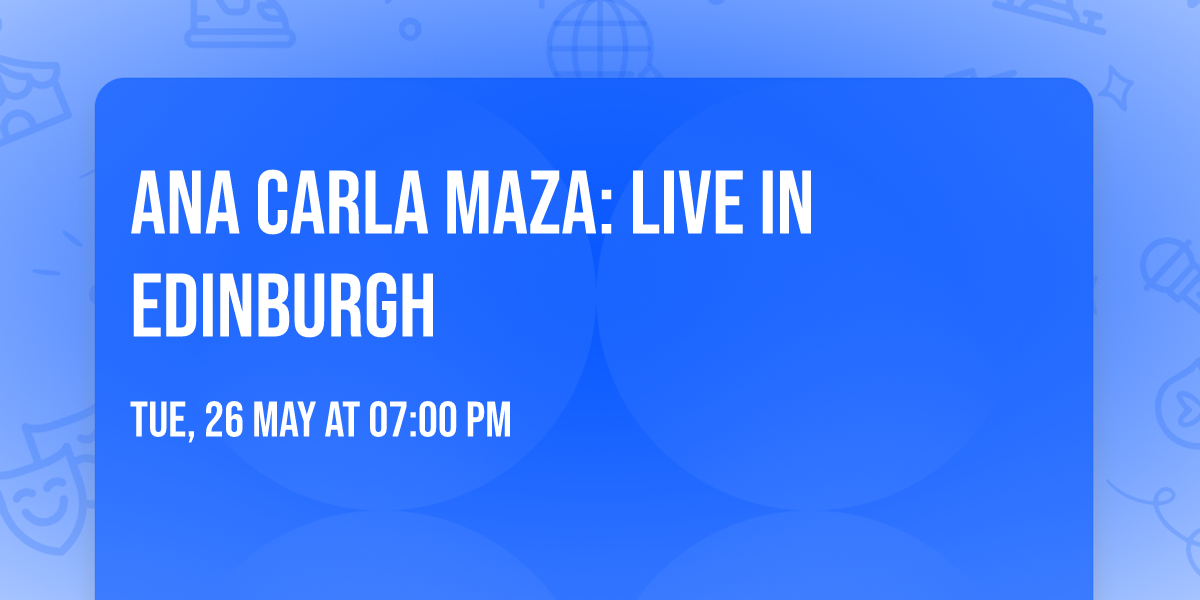 Ana Carla Maza: live in Edinburgh