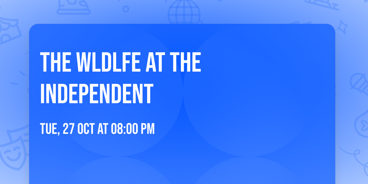 The WLDLFE at The Independent