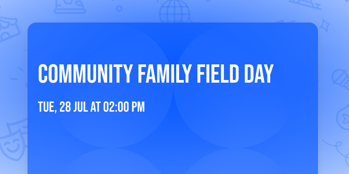 Community Family Field Day