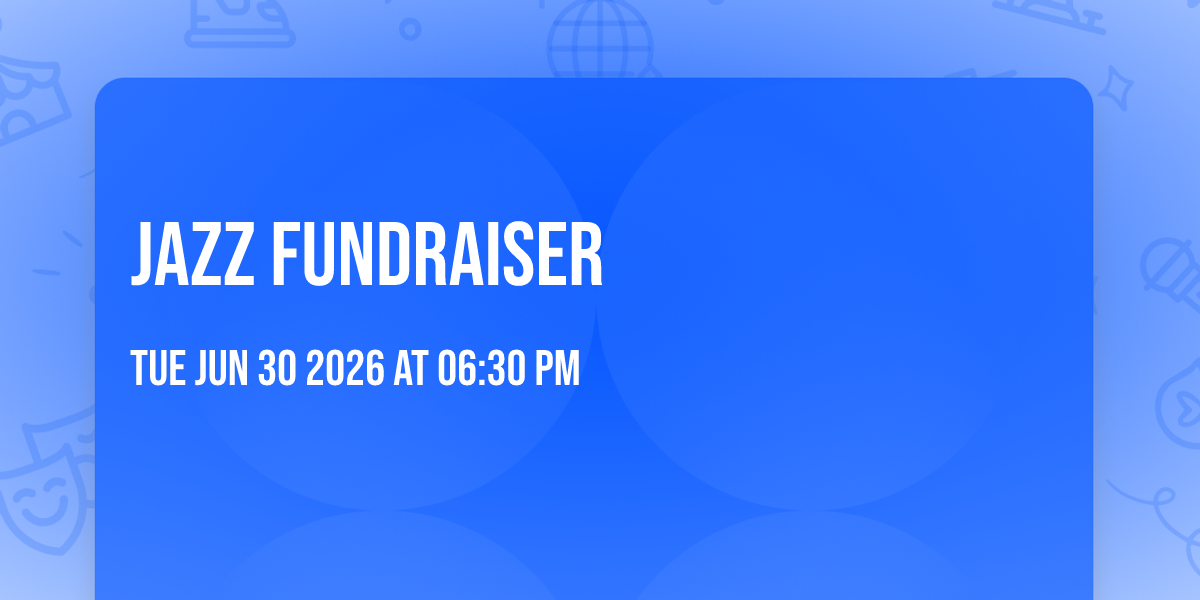 Jazz Fundraiser