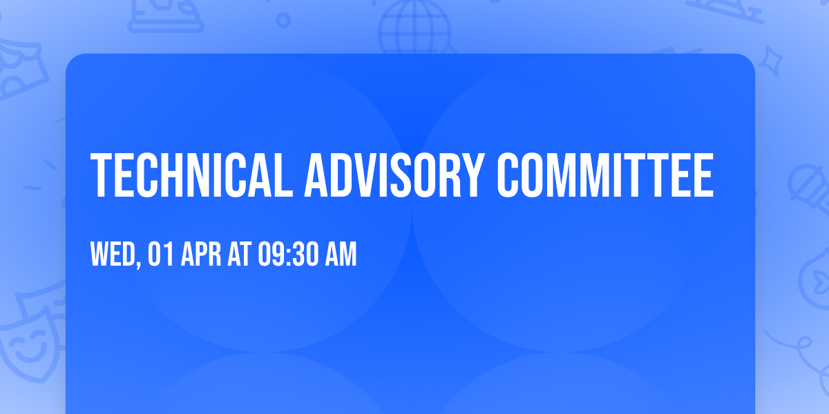 Technical Advisory Committee