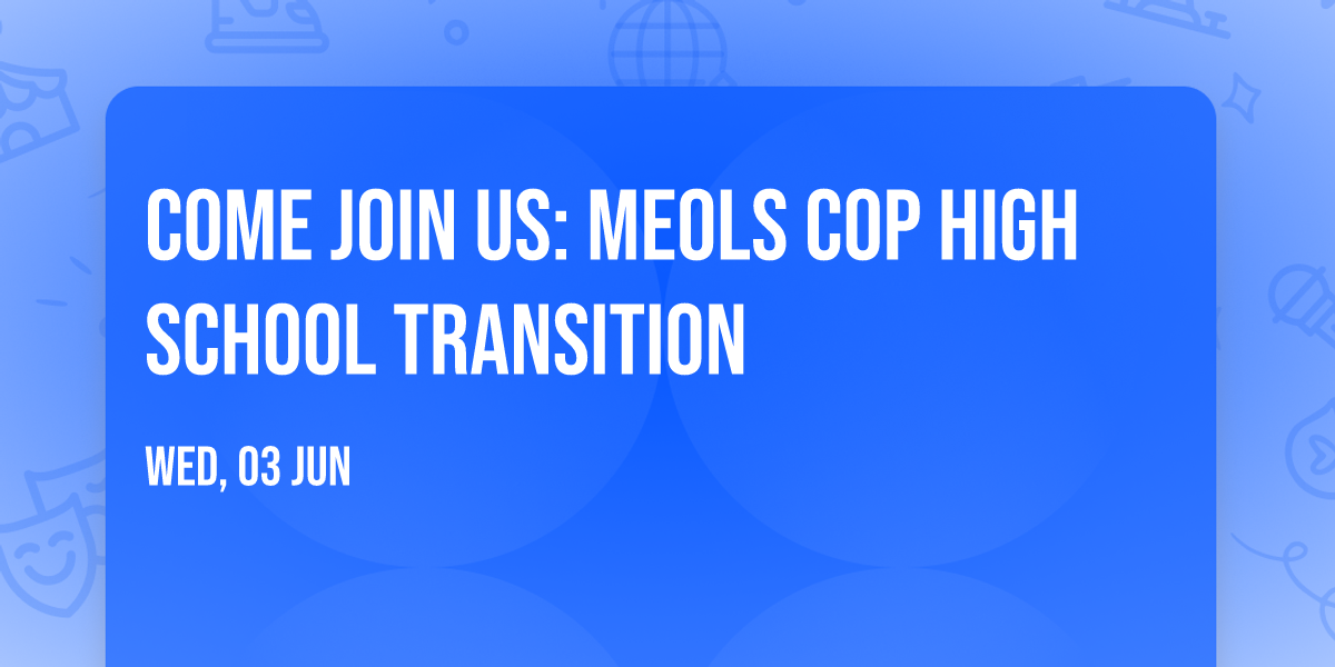 Come Join Us: Meols Cop High School Transition
