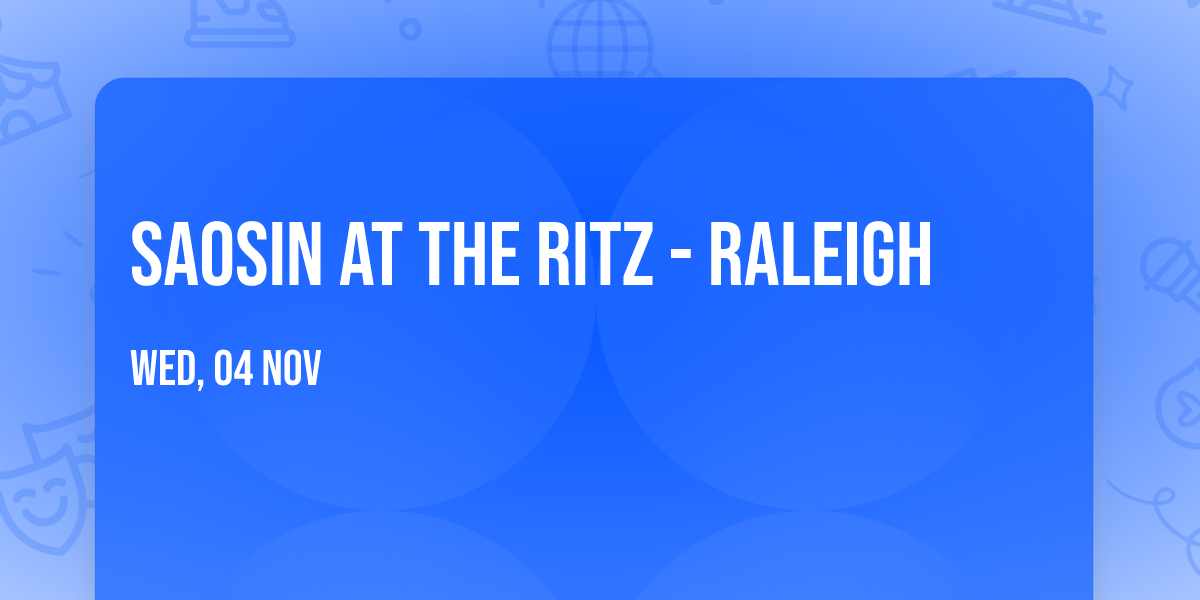 Saosin at The Ritz - Raleigh