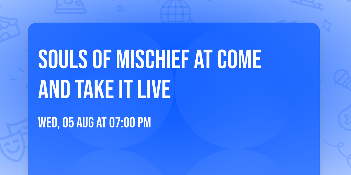 Souls of Mischief at Come and Take It Live