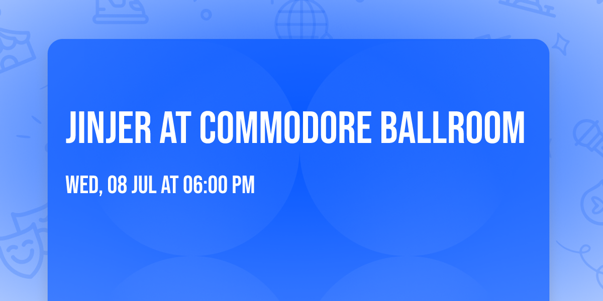 Jinjer at Commodore Ballroom