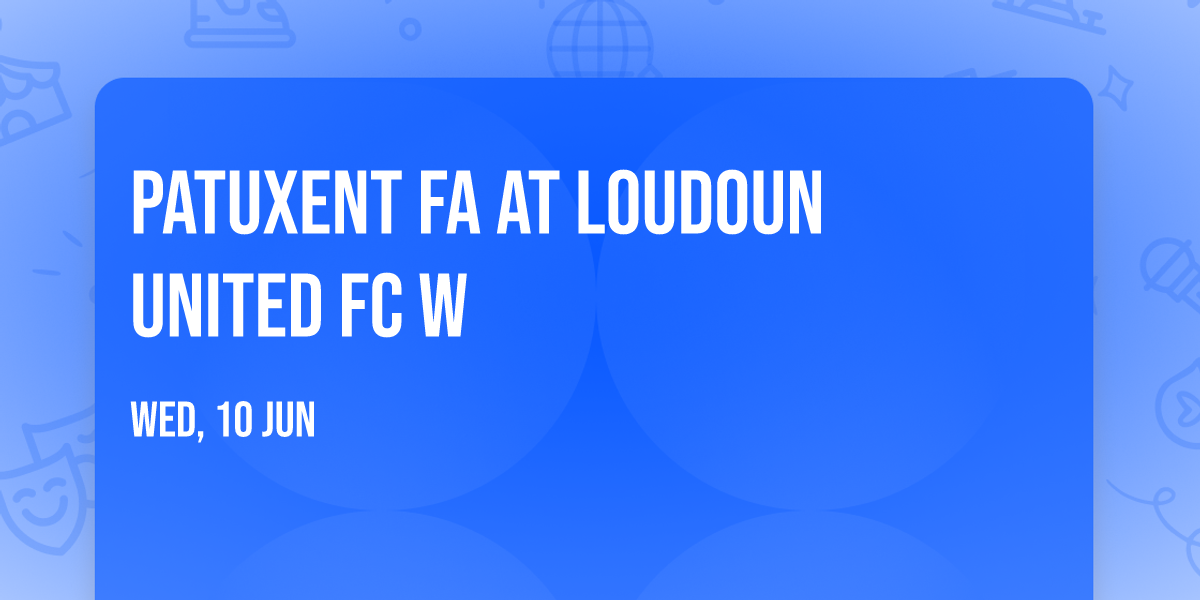 Patuxent FA at Loudoun United FC W