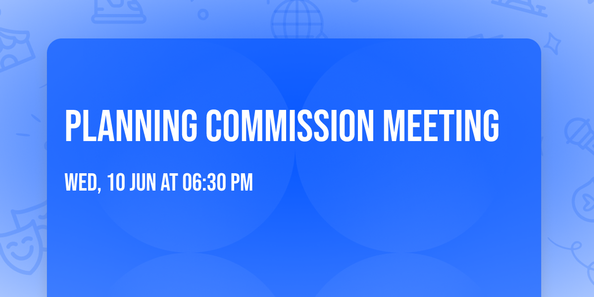 Planning Commission Meeting