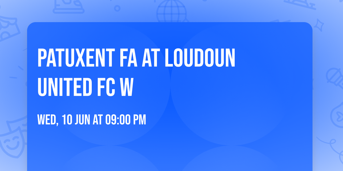 Patuxent FA at Loudoun United FC W
