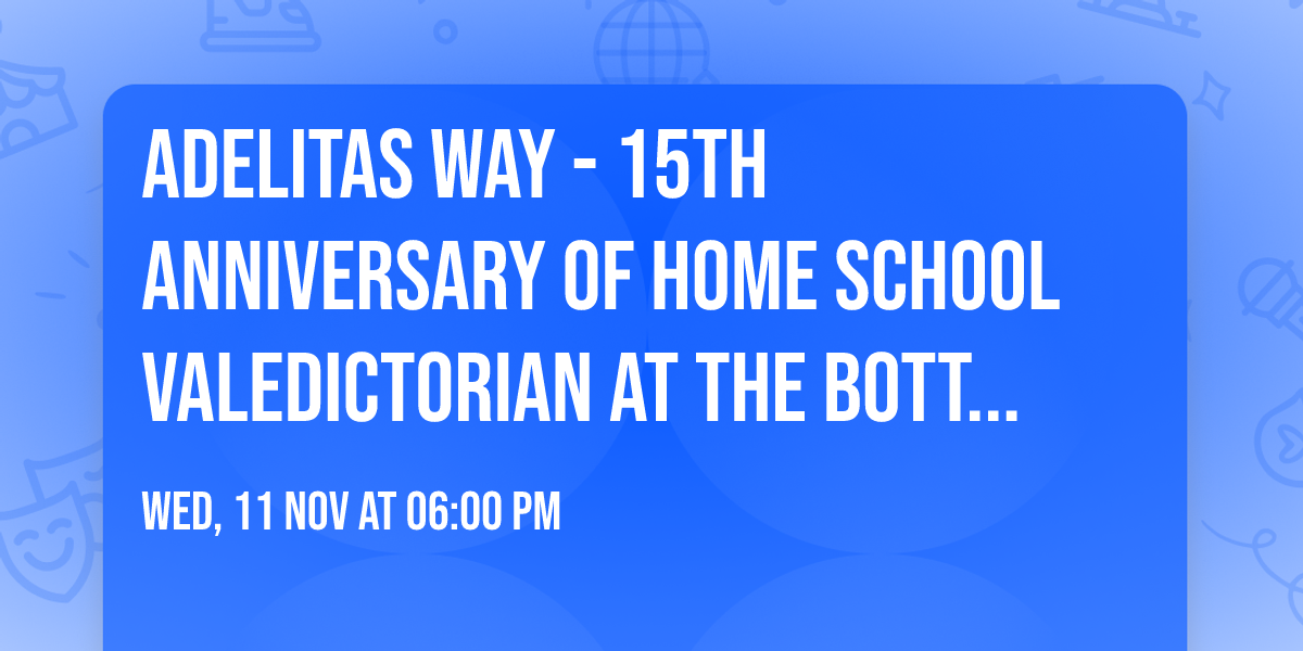 Adelitas Way - 15th Anniversary of Home School Valedictorian at The Bottleneck