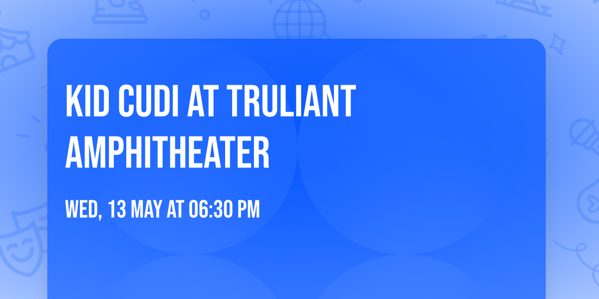 Kid Cudi at Truliant Amphitheater