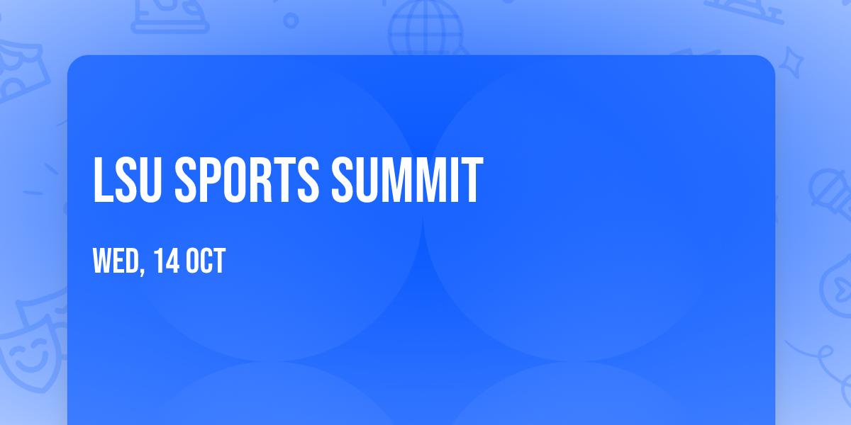 LSU Sports Summit