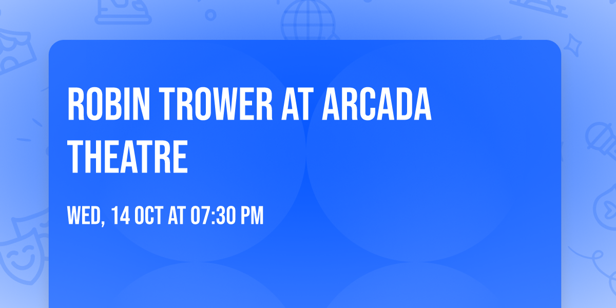 Robin Trower at Arcada Theatre
