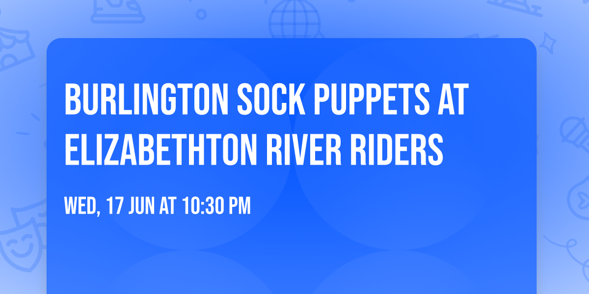 Burlington Sock Puppets at Elizabethton River Riders