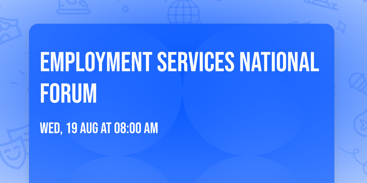 Employment Services National Forum
