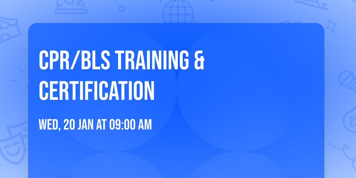 CPR\/BLS Training & Certification