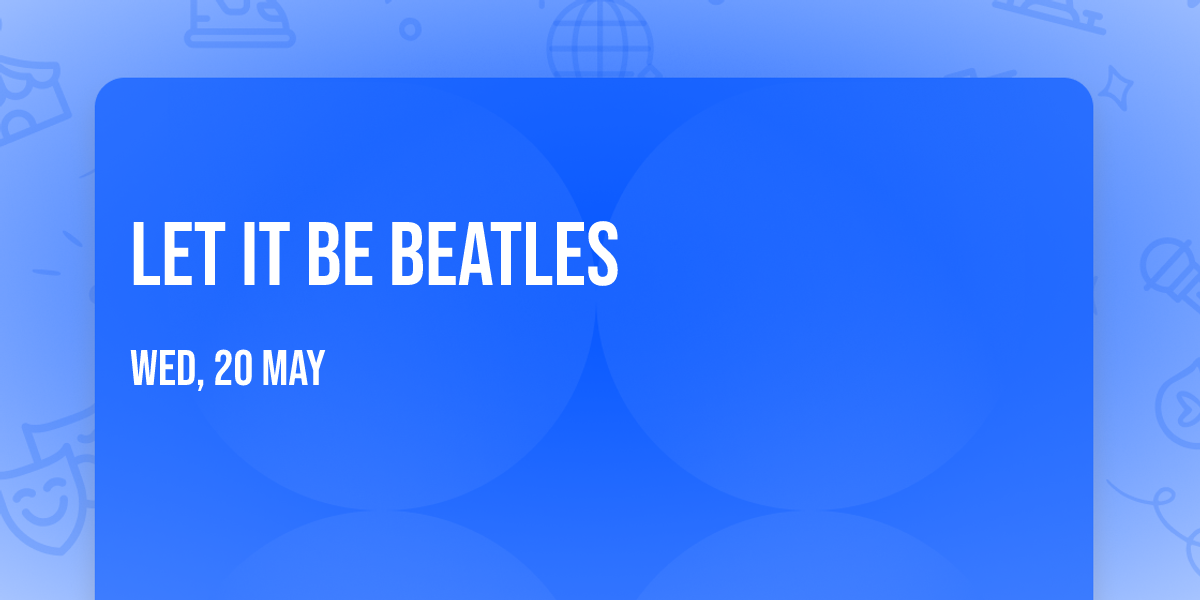 Let It Be Beatles 