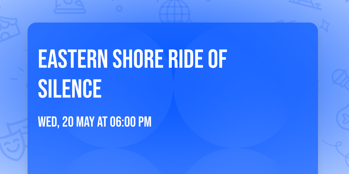 Eastern Shore Ride of Silence