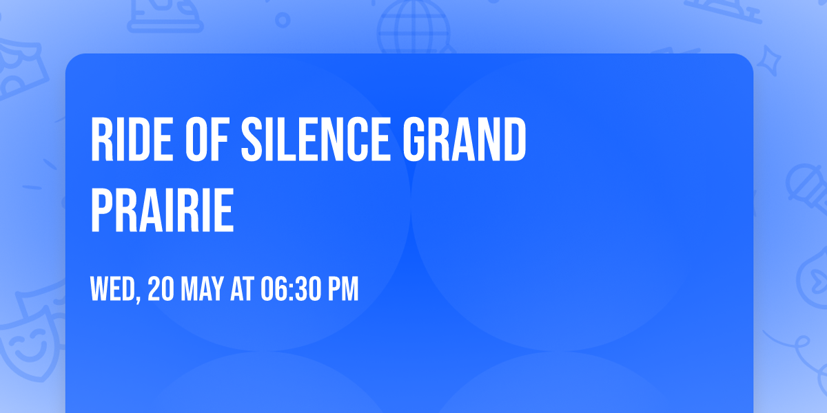 Ride of Silence Grand Prairie