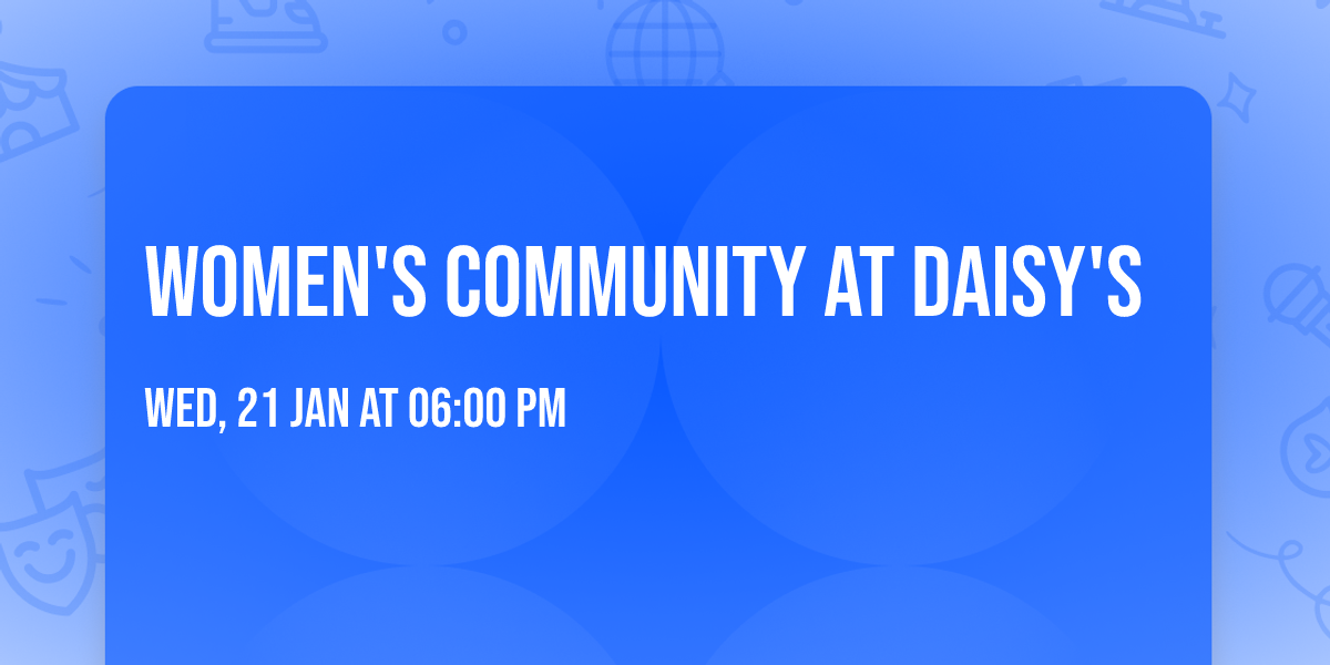 Women's Community at Daisy's