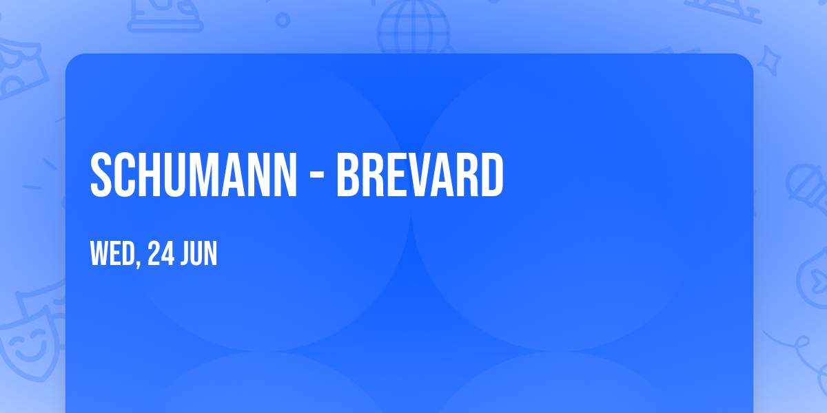 Schumann - Brevard