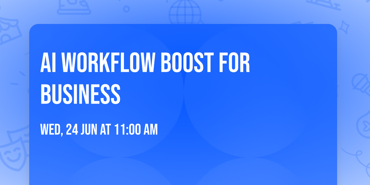AI Workflow Boost for Business