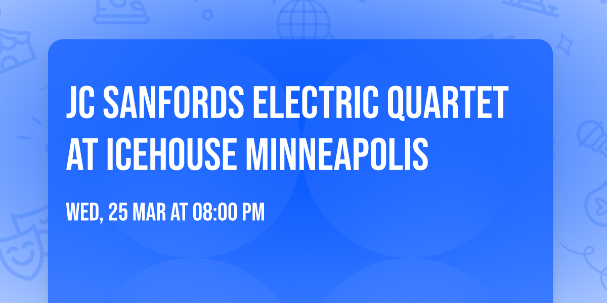 JC Sanfords Electric Quartet at Icehouse Minneapolis