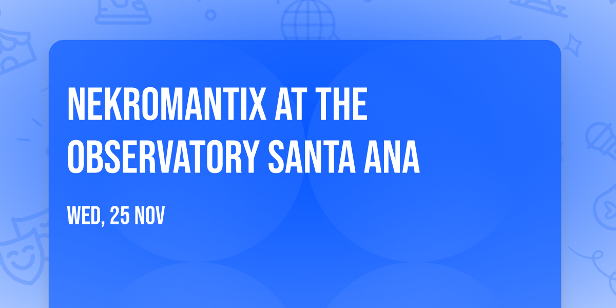 Nekromantix at The Observatory Santa Ana