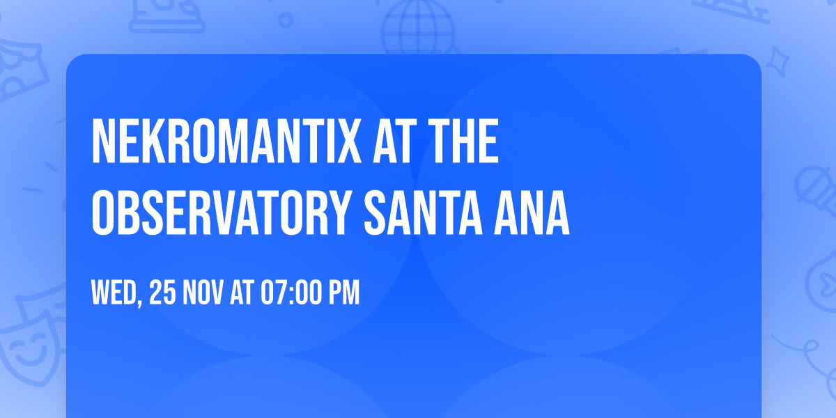 Nekromantix at The Observatory Santa Ana