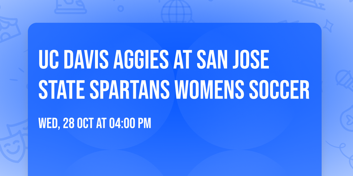 UC Davis Aggies at San Jose State Spartans Womens Soccer