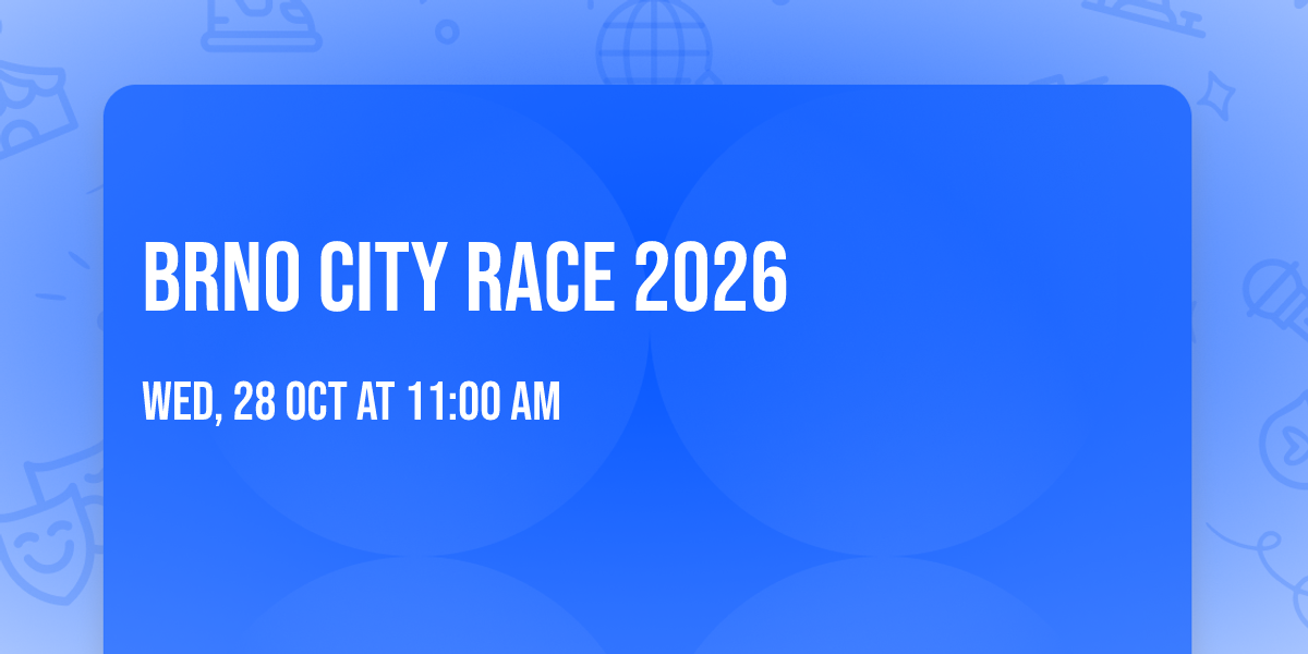 Brno City Race 2026