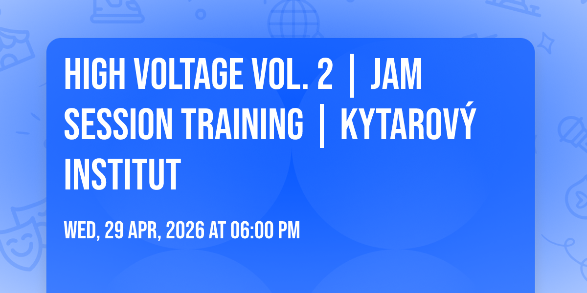 High Voltage Vol. 2  | Jam Session Training | Kytarov\u00fd Institut