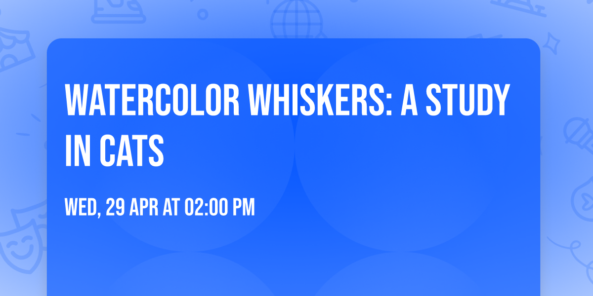 Watercolor Whiskers: A Study in Cats