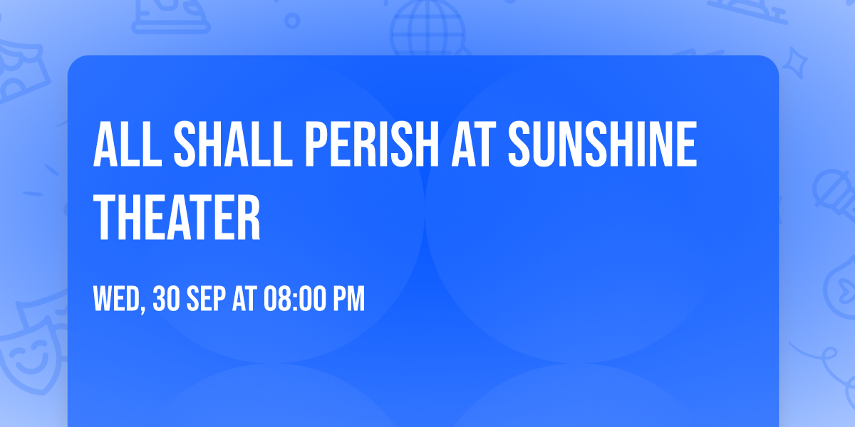 All Shall Perish at Sunshine Theater