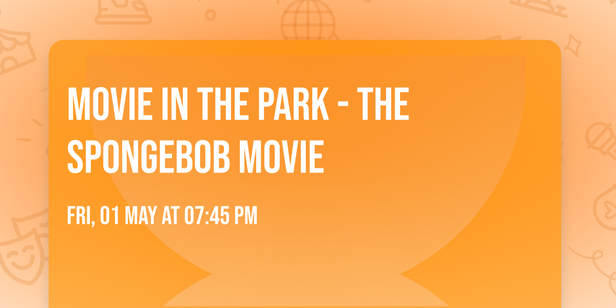 Movie in the Park - The SpongeBob Movie