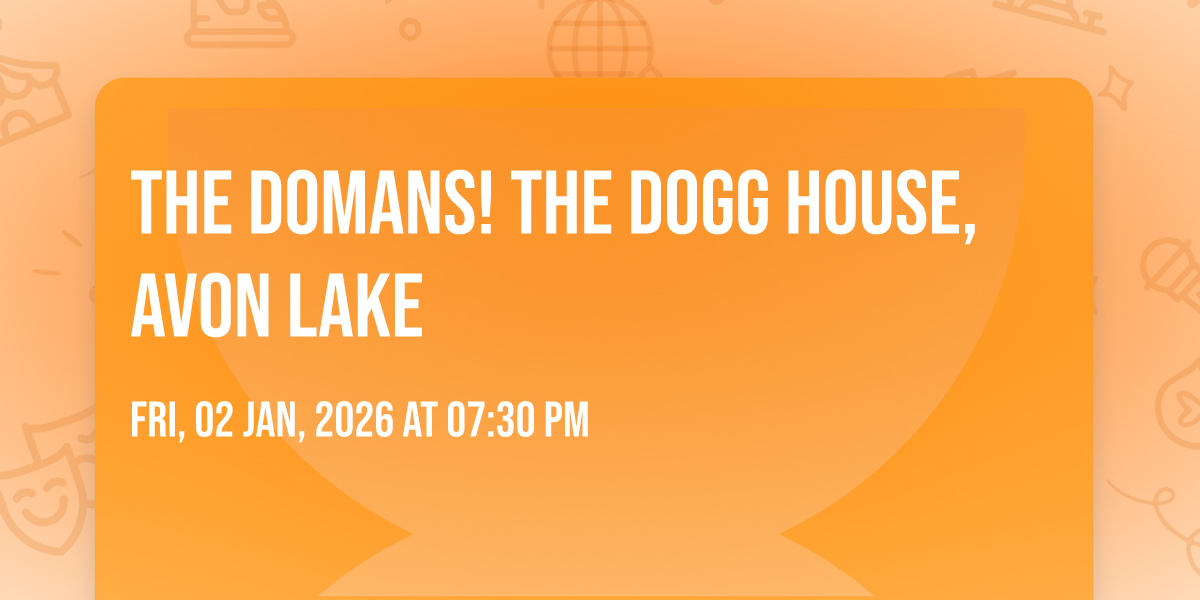 THE DOMANS!🎶 The Dogg House, Avon Lake