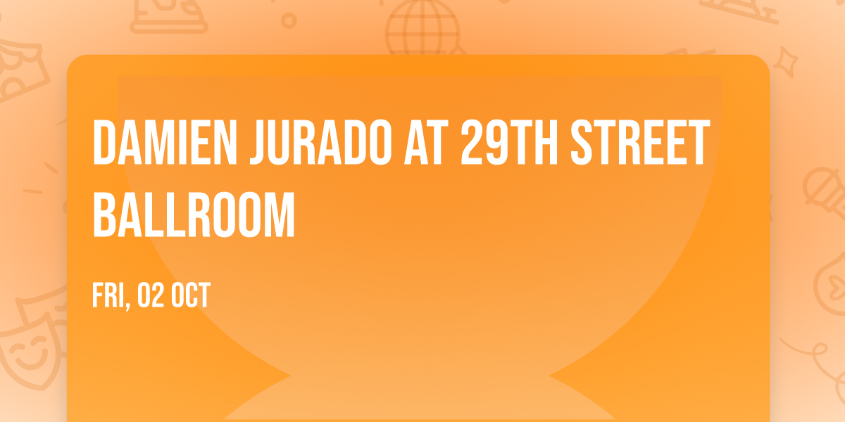Damien Jurado at 29th Street Ballroom